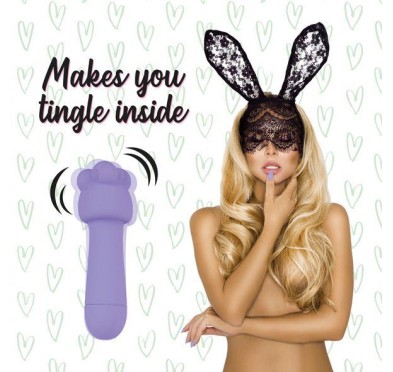 FeelzToys - Mister Bunny Massage Vibrator met 2 Dopjes Paars